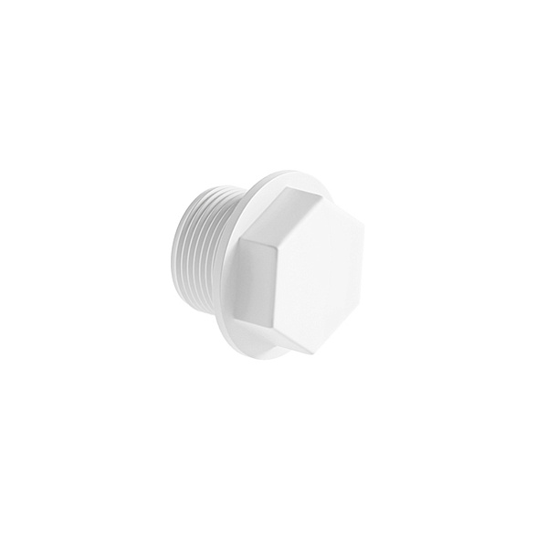 Заглушка SLT AQUA PP-R резьбовая SLTFZ3201 20×1/2" мм Заглушка SLT AQUA PP-R резьбовая SLTFZ3323 32×1" мм