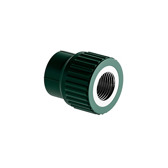 Муфта SLT BLOCKFIRE PP-R комбинированная ВР SLTFMBF5251GR 25×1/2" мм Муфта SLT BLOCKFIRE PP-R комбинированная ВР SLTFMBF5251GR 25×1/2" мм