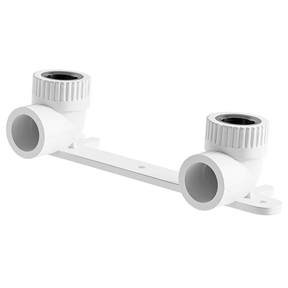 Отвод SLT AQUA PP-R двойной с креплением комбинированный ВР SLTFY10201 20×1/2" мм Отвод SLT AQUA PP-R двойной с креплением комбинированный ВР SLTFY10201 20×1/2" мм