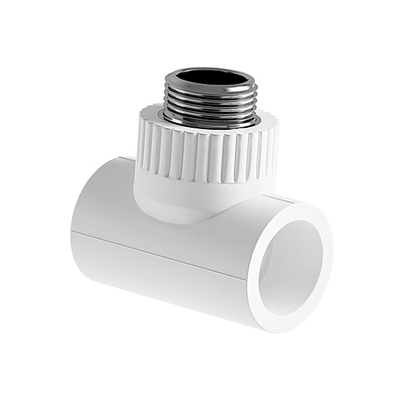 Тройник SLT AQUA PP-R комбинированный НР SLTFT3201 20×1/2" мм Тройник SLT AQUA PP-R комбинированный НР SLTFT3322 32×3/4" мм