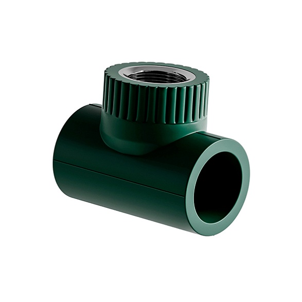 Тройник SLT BLOCKFIRE PP-R комбинированный ВР SLTFTBF4251GR 25×1/2" мм Тройник SLT BLOCKFIRE PP-R комбинированный ВР SLTFTBF4251GR 25×1/2" мм